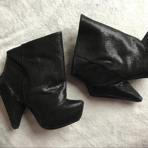 irregular choice black boots